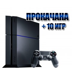 PlayStation 4 БУ FAT 500 Gb + 10 игр #106